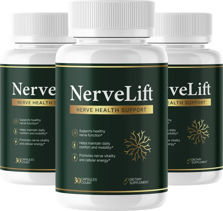 NerveLift nerve support three-bottle package