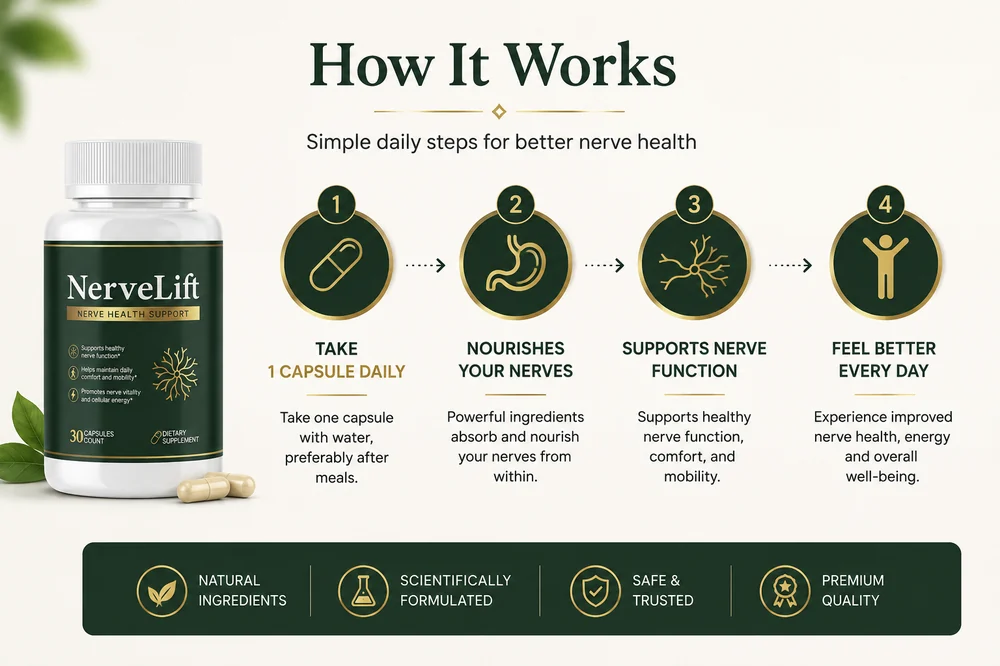 NerveLift natural nerve support capsules